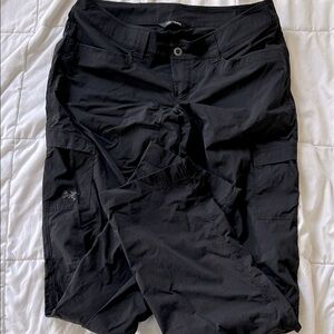 Arc'teryx Women's Black Cargo pants parapet